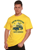 Surfing Adventure Spun Bamboo® Men's Bamboo Viscose/Organic Cotton Short Sleeve Graphic T-Shirt - Blade & Thread