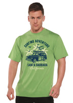 Surfing Adventure Spun Bamboo® Men's Bamboo Viscose/Organic Cotton Short Sleeve Graphic T-Shirt - Blade & Thread