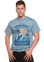 Surfing Paradis Spun Bamboo® Men's Bamboo Viscose/Organic Cotton Short Sleeve Graphic T-Shirt - Blade & Thread