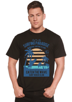 Surfing Paradis Spun Bamboo® Men's Bamboo Viscose/Organic Cotton Short Sleeve Graphic T-Shirt - Blade & Thread
