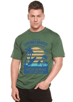 Surfing Paradis Spun Bamboo® Men's Bamboo Viscose/Organic Cotton Short Sleeve Graphic T-Shirt - Blade & Thread
