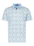 Surfs up Performance Polo White Water Life