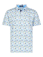 Surfs up Performance Polo White Water Life