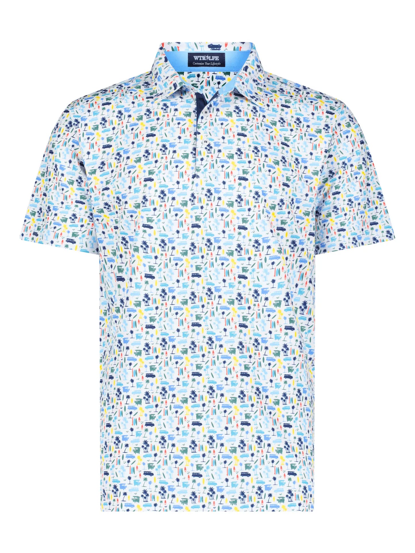 Surfs up Performance Polo - Blade & Thread