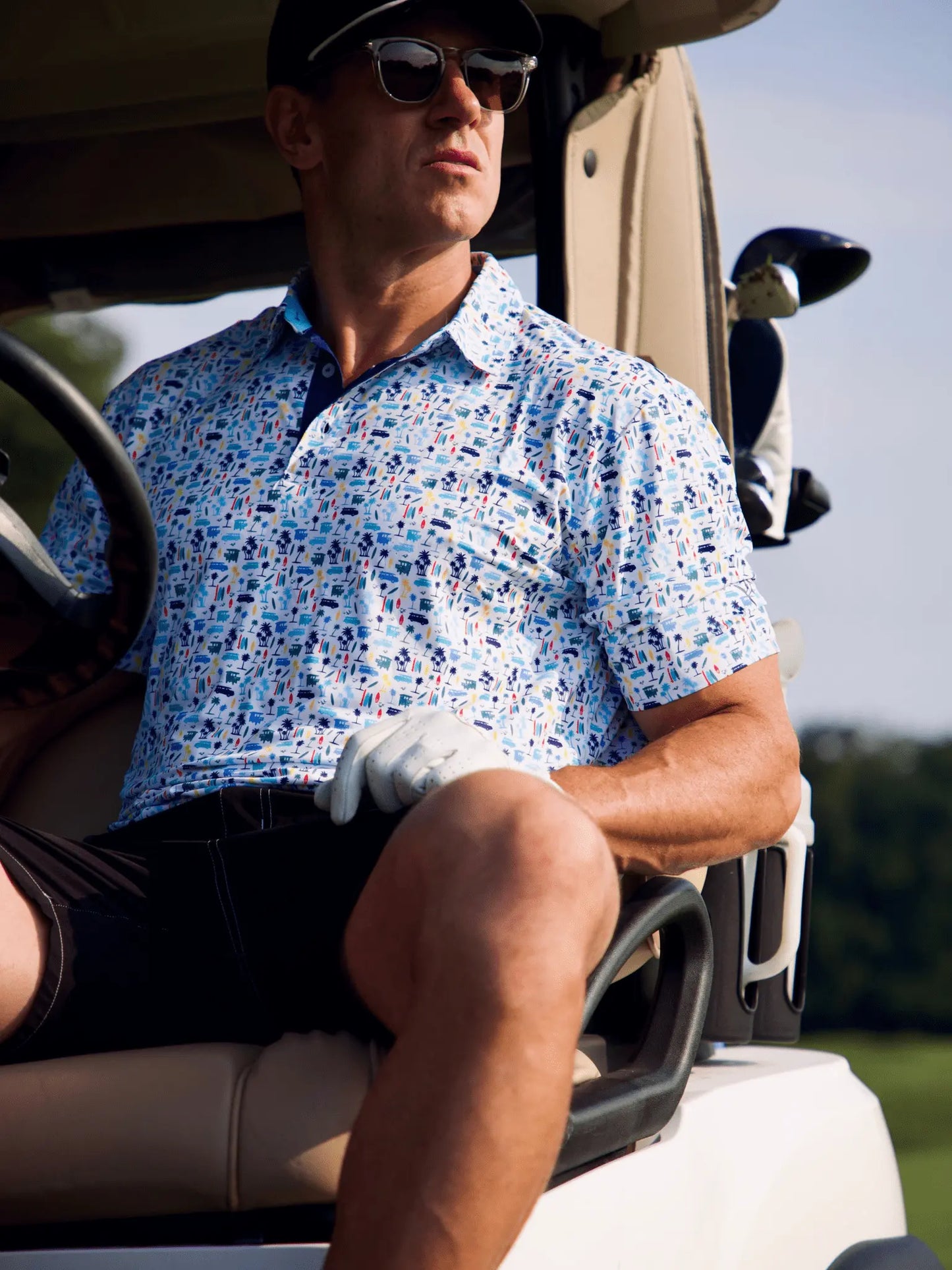 Surfs up Performance Polo - Blade & Thread