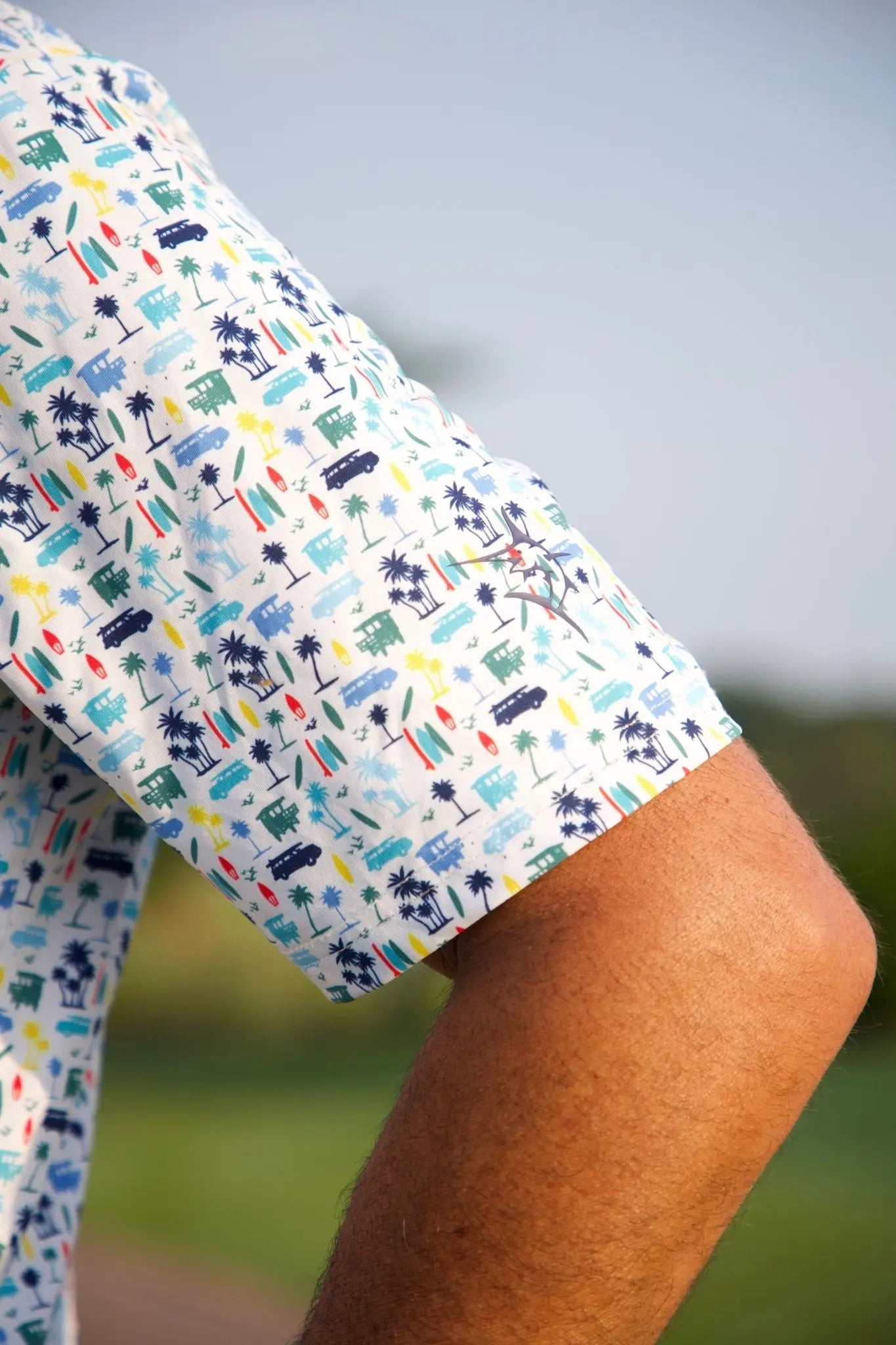 Surfs up Performance Polo - Blade & Thread