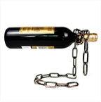 Suspension Chain Wine Rack Metal Holder - Blade & Thread