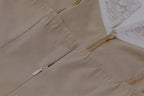 Sweet and spicy style V-neck low-cut slim A-line skirt nowadaysfashion