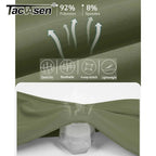 TACVASEN Outdoor Pants Men Quick Dry Straight Running Hiking Pants Elastic Lightweight Yoga Fitness Exercise Sweatpants Joggers TACVASEN Official Store