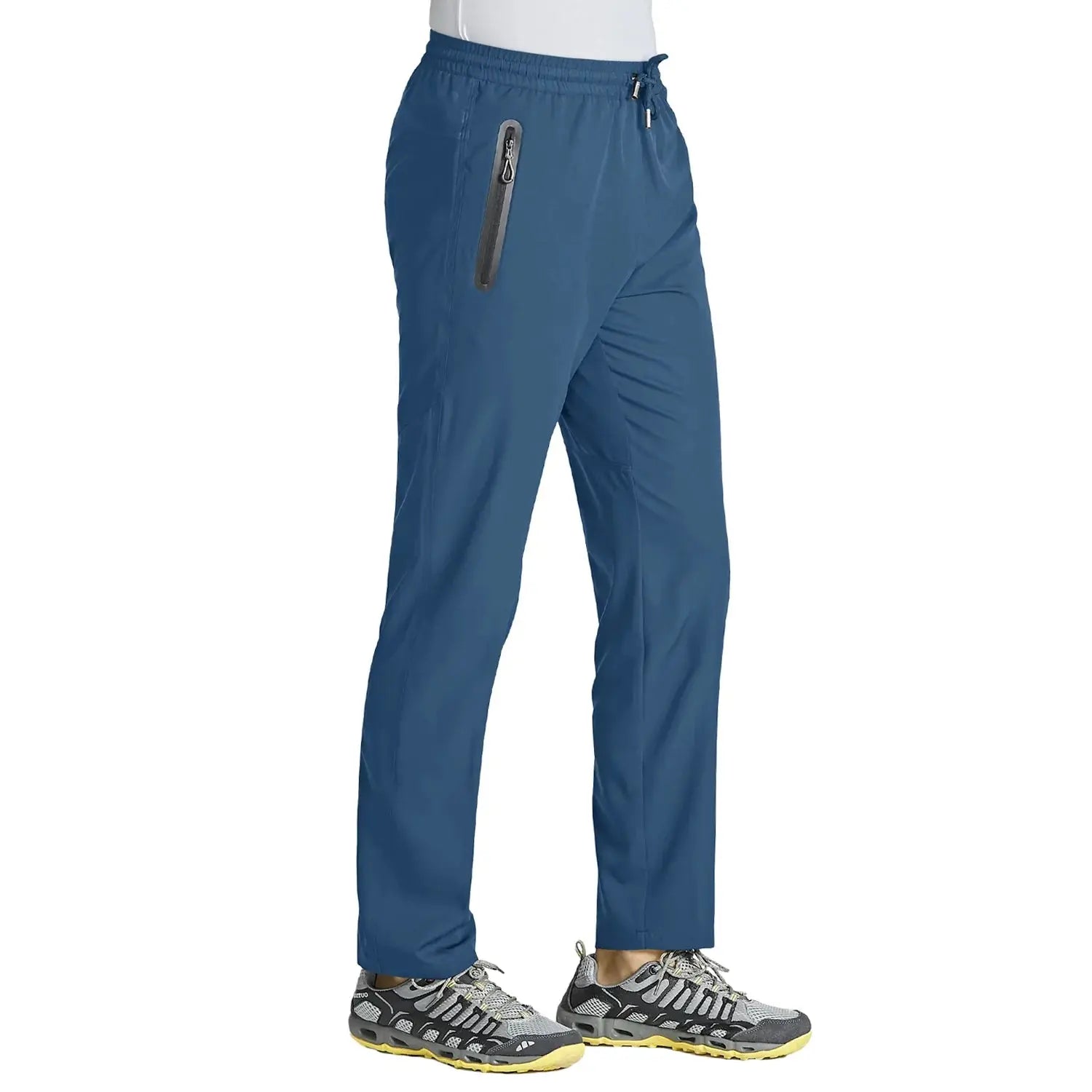 TACVASEN Outdoor Pants Men Quick Dry Straight Running Hiking Pants Elastic Lightweight Yoga Fitness Exercise Sweatpants Joggers TACVASEN Official Store
