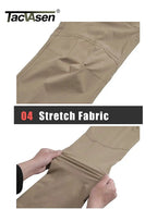 TACVASEN Summer Lightweight Trousers Mens Fishing Pants Outdoor Hiking Nylon Quick Dry Pockets Cargo Pants Casual Work Trousers TACVASEN Official Store