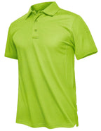 TACVASEN Summer Polo Tee Shirts Men's Short Sleeve Quick Dry T-shirt Breathable Work Shirt Fishing Hiking Golf Polos Top Man TACVASEN Official Store