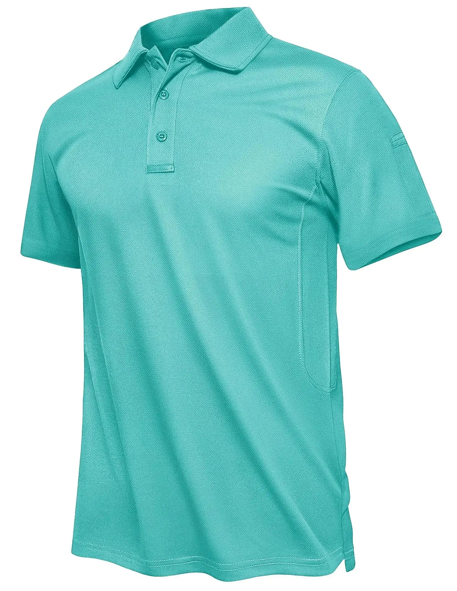 TACVASEN Summer Polo Tee Shirts Men's Short Sleeve Quick Dry T-shirt Breathable Work Shirt Fishing Hiking Golf Polos Top Man TACVASEN Official Store