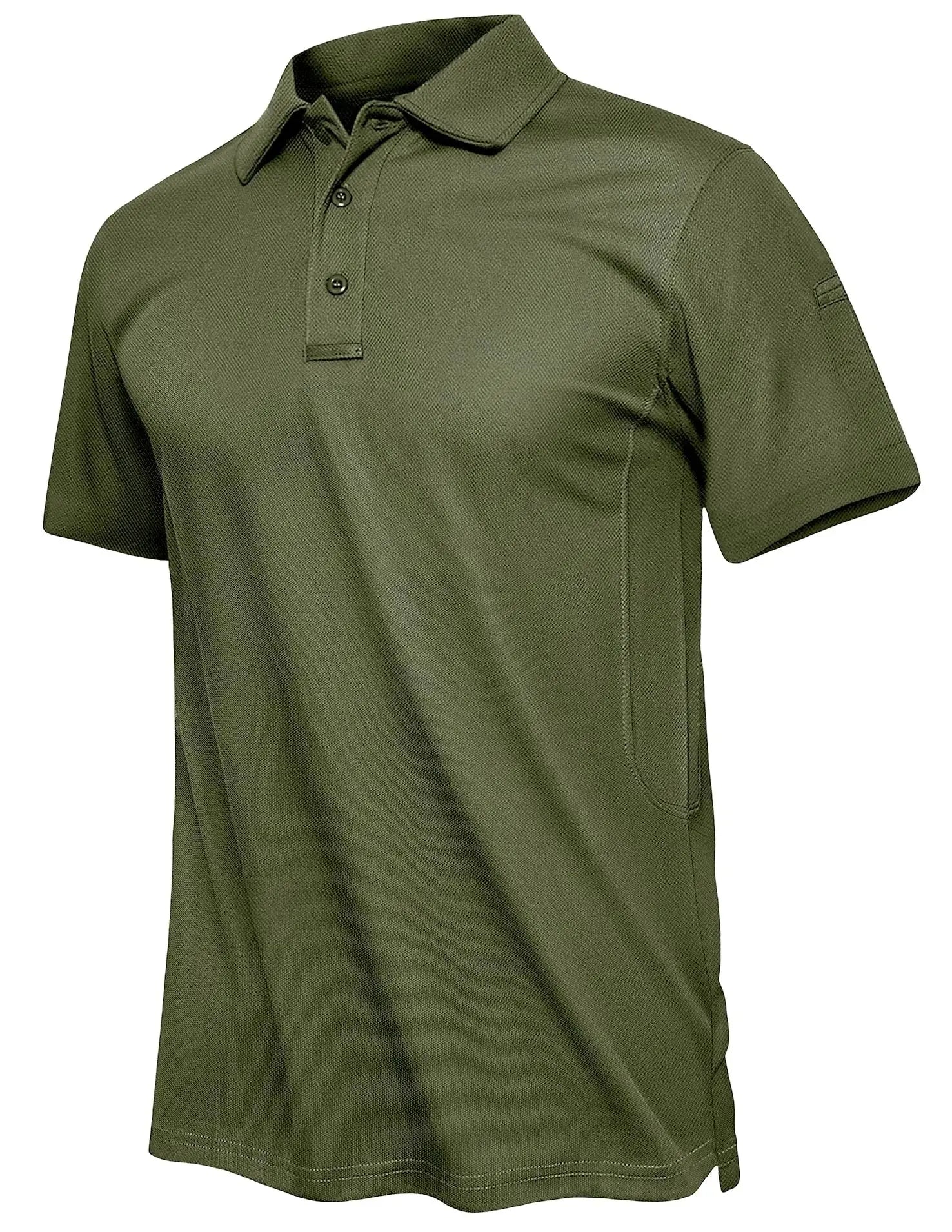 TACVASEN Summer Polo Tee Shirts Men's Short Sleeve Quick Dry T-shirt Breathable Work Shirt Fishing Hiking Golf Polos Top Man TACVASEN Official Store