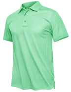 TACVASEN Summer Polo Tee Shirts Men's Short Sleeve Quick Dry T-shirt Breathable Work Shirt Fishing Hiking Golf Polos Top Man TACVASEN Official Store