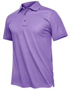 TACVASEN Summer Polo Tee Shirts Men's Short Sleeve Quick Dry T-shirt Breathable Work Shirt Fishing Hiking Golf Polos Top Man TACVASEN Official Store