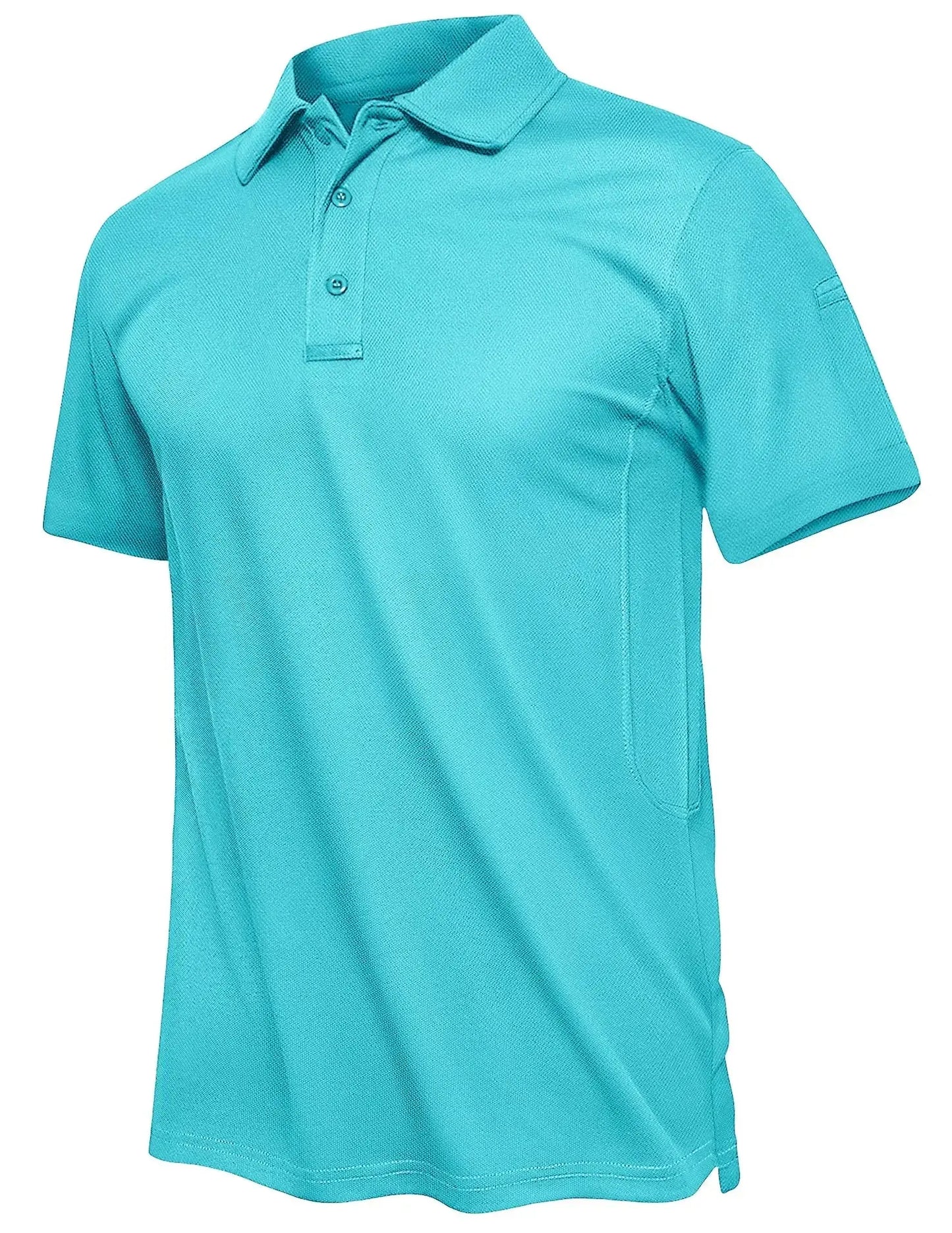 TACVASEN Summer Polo Tee Shirts Men's Short Sleeve Quick Dry T-shirt Breathable Work Shirt Fishing Hiking Golf Polos Top Man TACVASEN Official Store