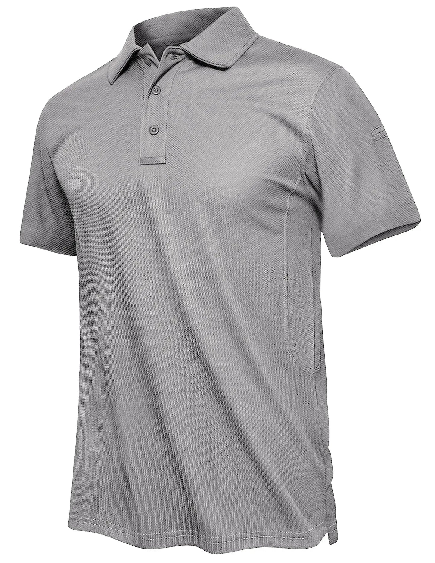 TACVASEN Summer Polo Tee Shirts Men's Short Sleeve Quick Dry T-shirt Breathable Work Shirt Fishing Hiking Golf Polos Top Man TACVASEN Official Store