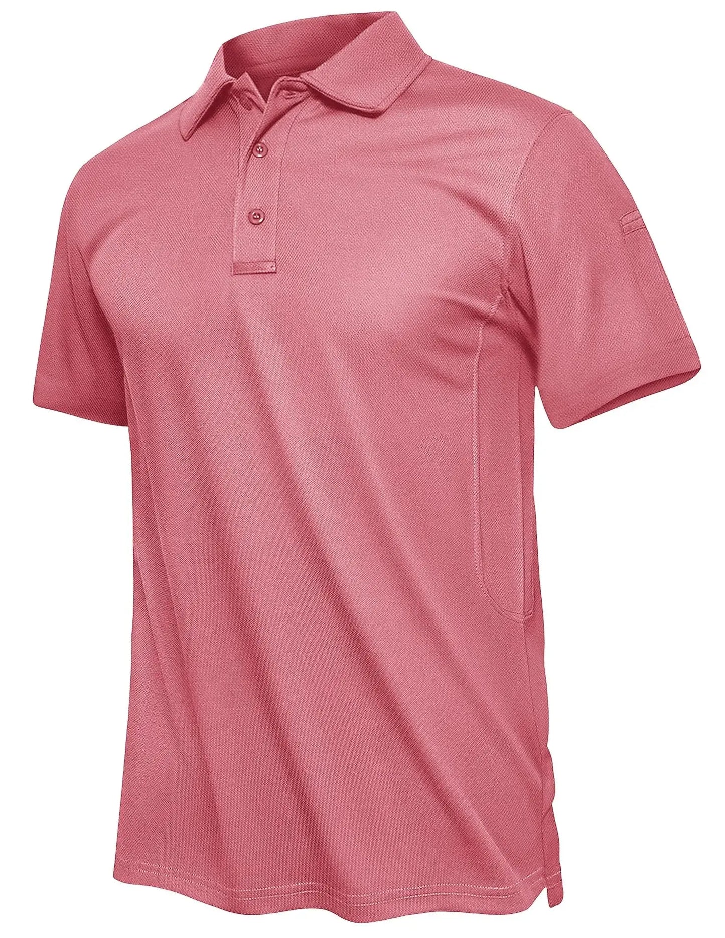 TACVASEN Summer Polo Tee Shirts Men's Short Sleeve Quick Dry T-shirt Breathable Work Shirt Fishing Hiking Golf Polos Top Man TACVASEN Official Store
