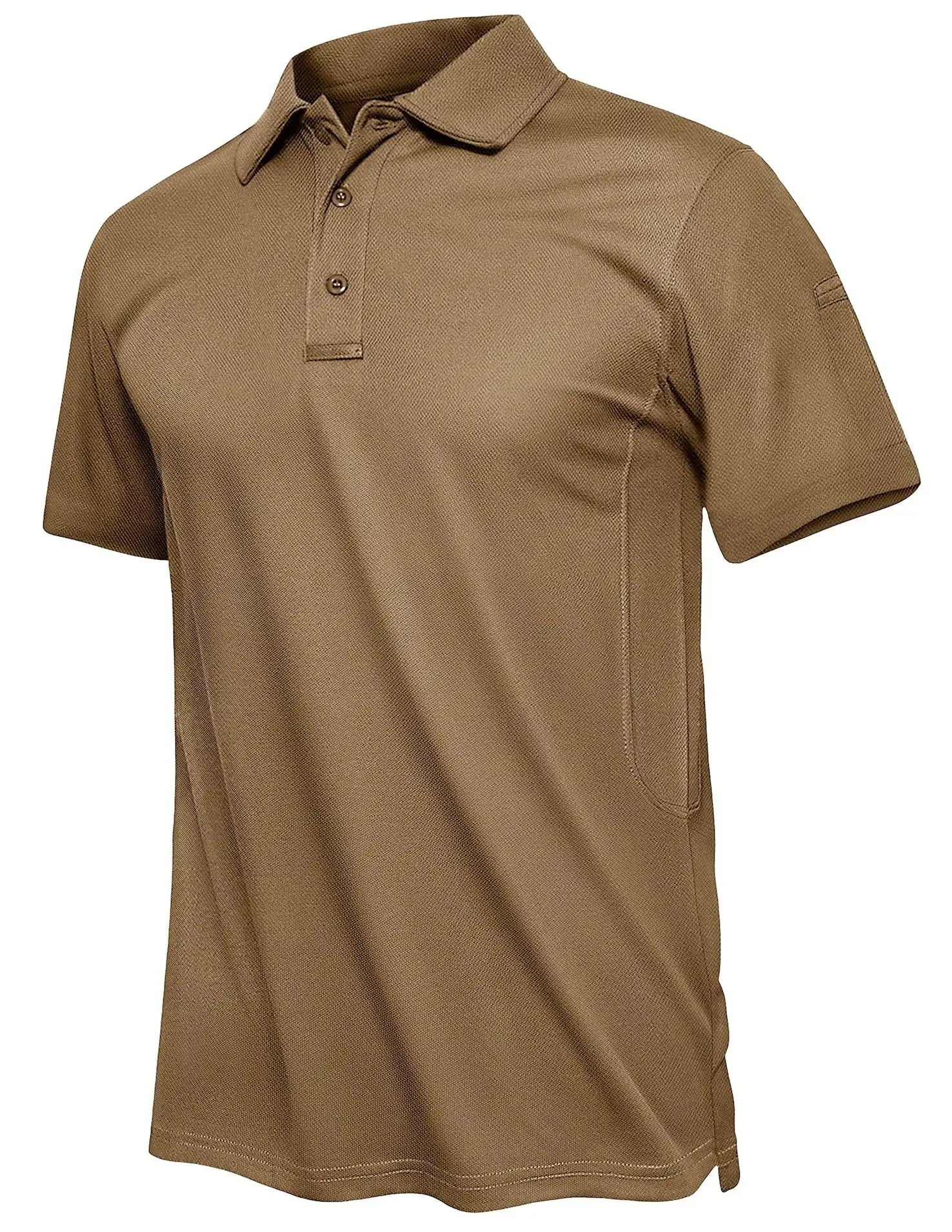 TACVASEN Summer Polo Tee Shirts Men's Short Sleeve Quick Dry T-shirt Breathable Work Shirt Fishing Hiking Golf Polos Top Man TACVASEN Official Store