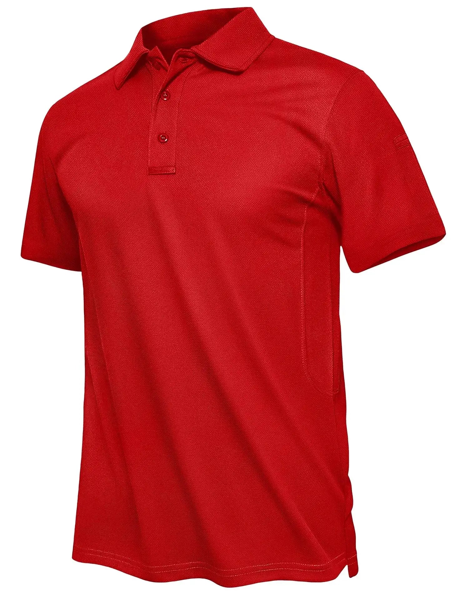 TACVASEN Summer Polo Tee Shirts Men's Short Sleeve Quick Dry T-shirt Breathable Work Shirt Fishing Hiking Golf Polos Top Man TACVASEN Official Store