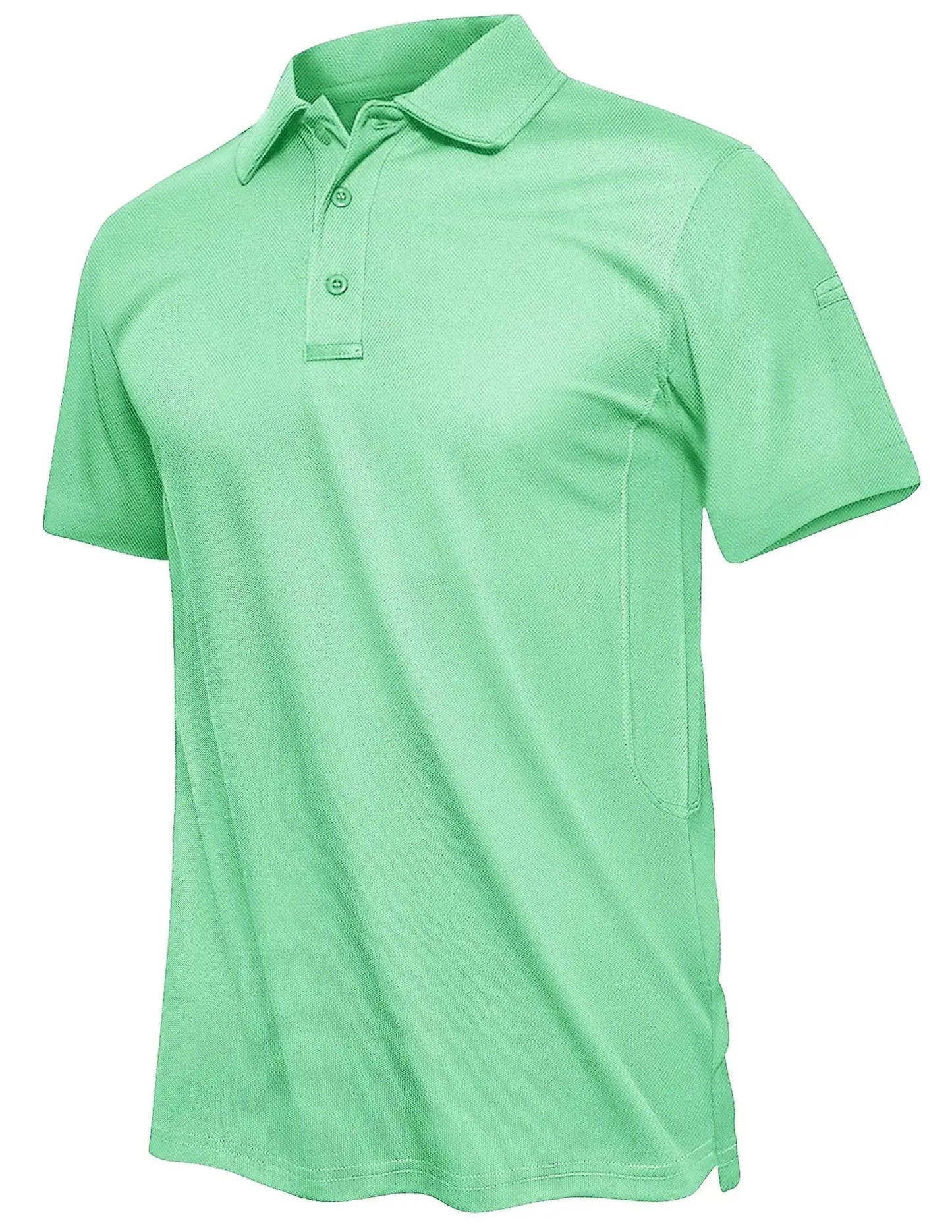 TACVASEN Summer Polo Tee Shirts Men's Short Sleeve Quick Dry T-shirt Breathable Work Shirt Fishing Hiking Golf Polos Top Man TACVASEN Official Store