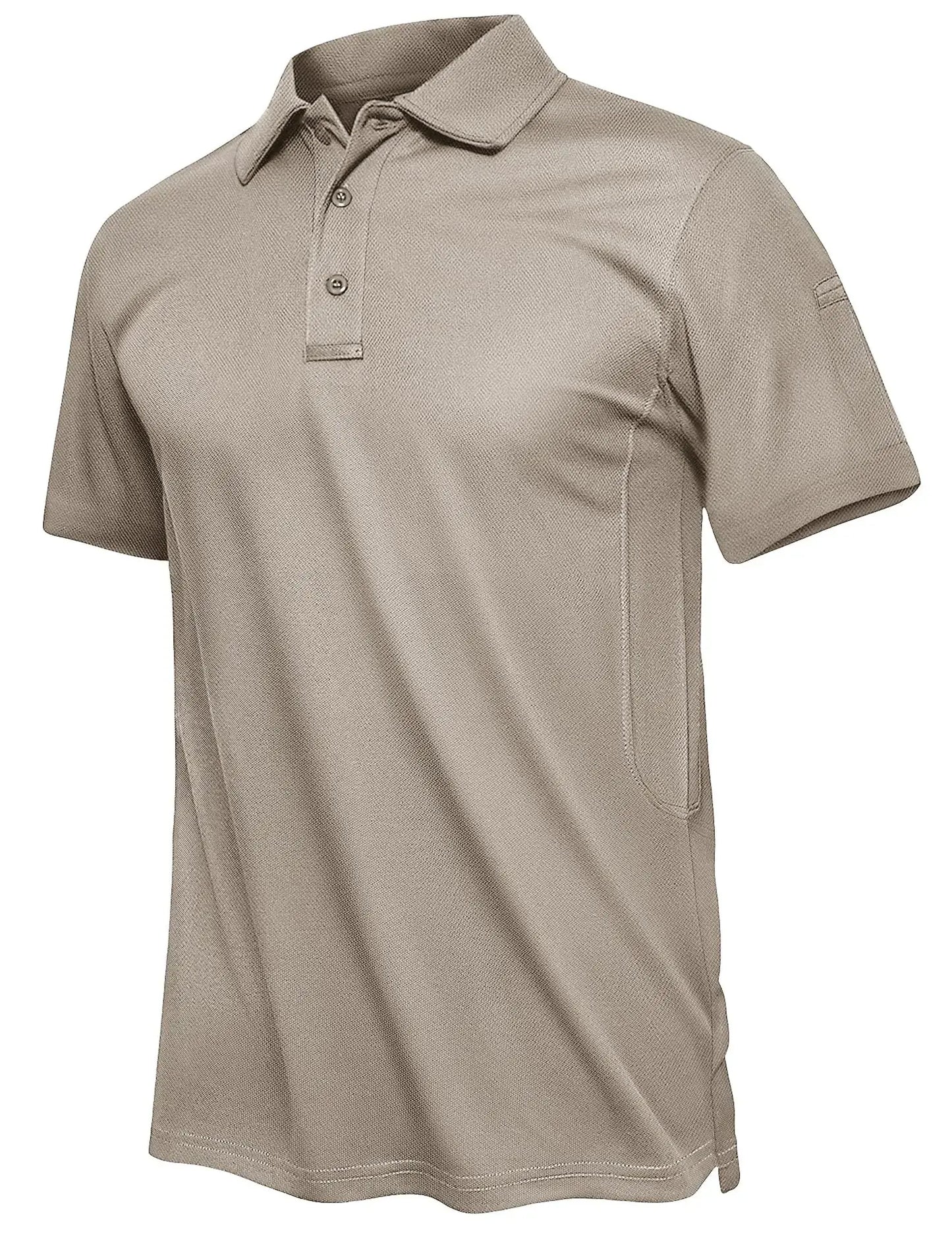 TACVASEN Summer Polo Tee Shirts Men's Short Sleeve Quick Dry T-shirt Breathable Work Shirt Fishing Hiking Golf Polos Top Man TACVASEN Official Store