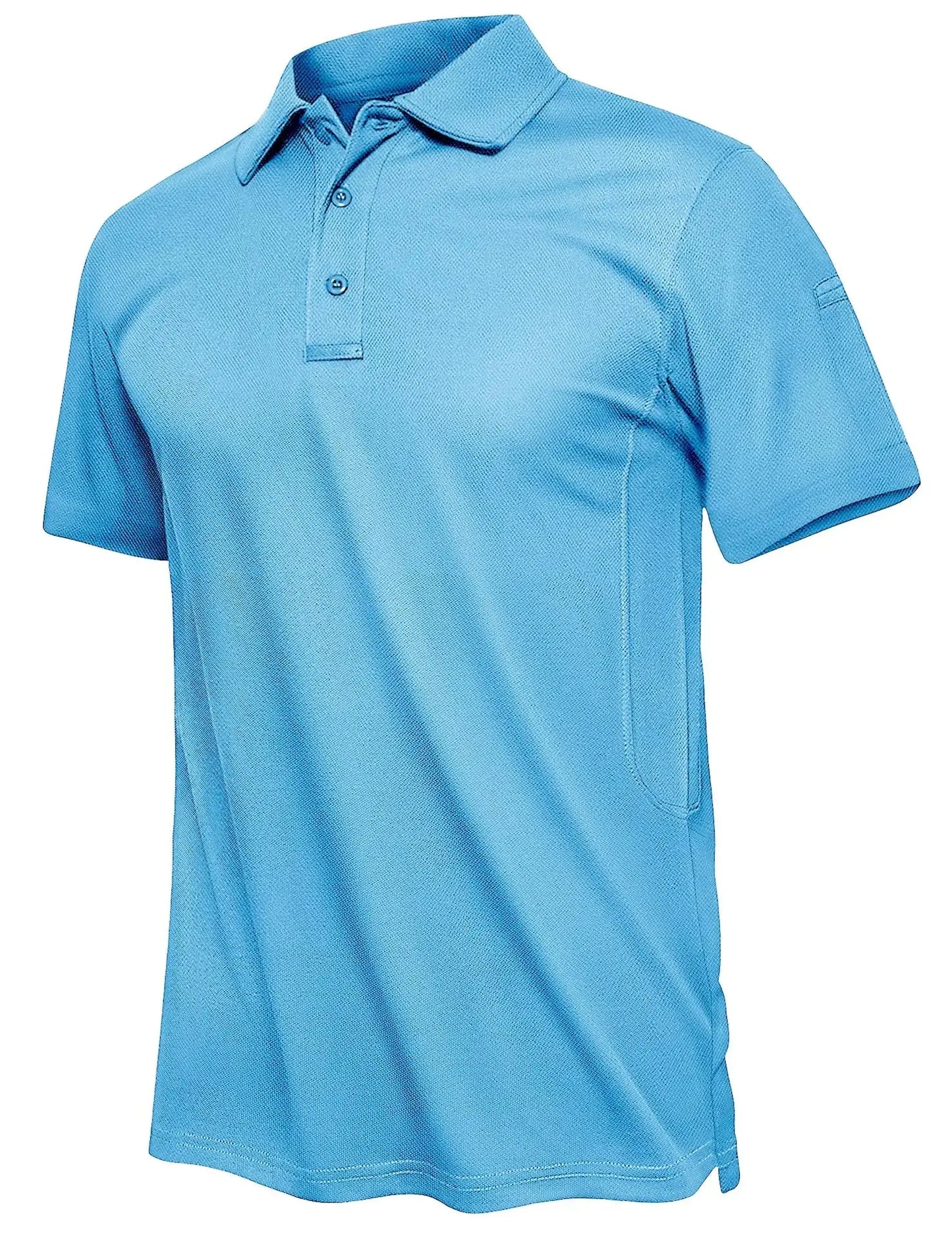 TACVASEN Summer Polo Tee Shirts Men's Short Sleeve Quick Dry T-shirt Breathable Work Shirt Fishing Hiking Golf Polos Top Man TACVASEN Official Store