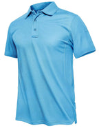 TACVASEN Summer Polo Tee Shirts Men's Short Sleeve Quick Dry T-shirt Breathable Work Shirt Fishing Hiking Golf Polos Top Man TACVASEN Official Store