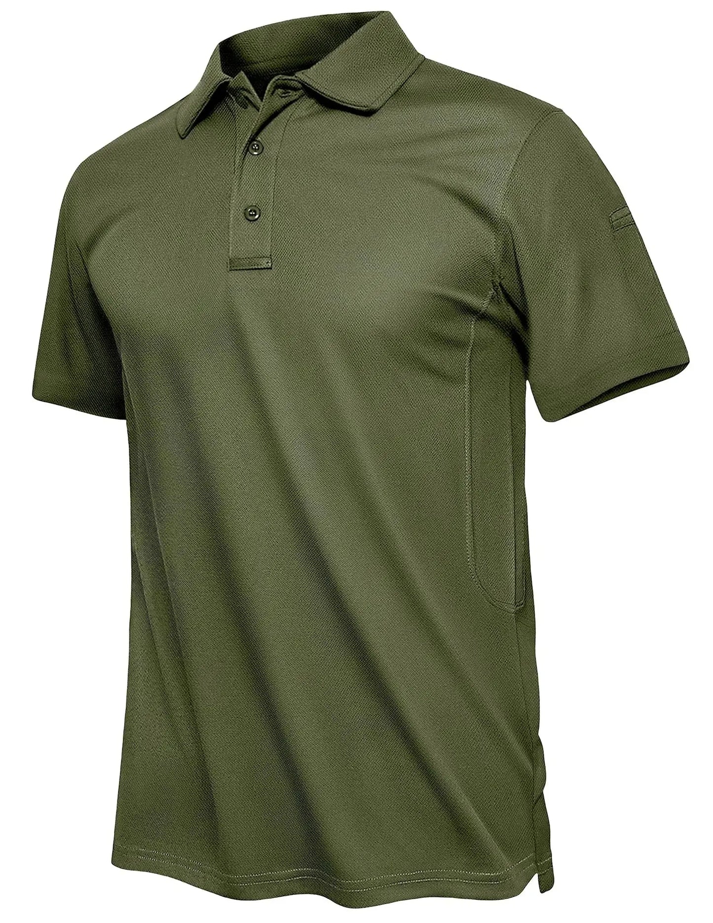 TACVASEN Summer Polo Tee Shirts Men's Short Sleeve Quick Dry T-shirt Breathable Work Shirt Fishing Hiking Golf Polos Top Man TACVASEN Official Store