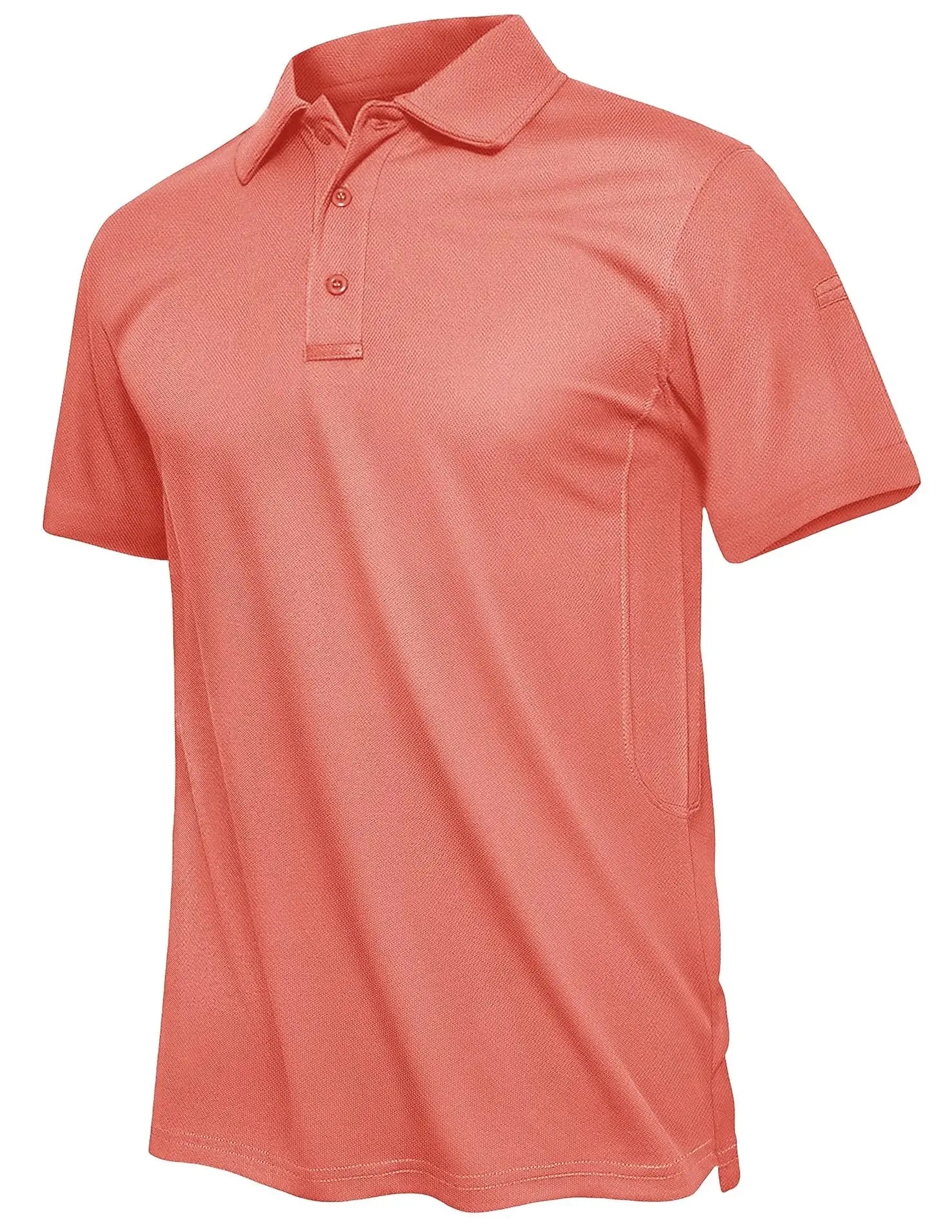 TACVASEN Summer Polo Tee Shirts Men's Short Sleeve Quick Dry T-shirt Breathable Work Shirt Fishing Hiking Golf Polos Top Man TACVASEN Official Store