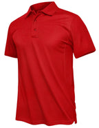 TACVASEN Summer Polo Tee Shirts Men's Short Sleeve Quick Dry T-shirt Breathable Work Shirt Fishing Hiking Golf Polos Top Man TACVASEN Official Store