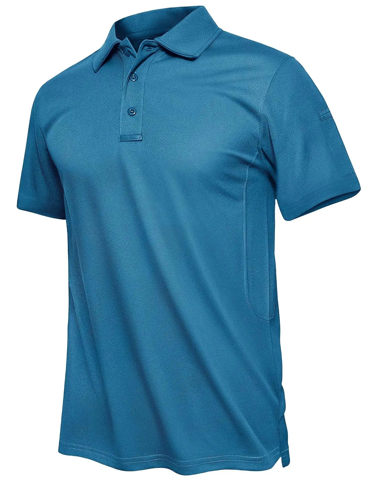 TACVASEN Summer Polo Tee Shirts Men's Short Sleeve Quick Dry T-shirt Breathable Work Shirt Fishing Hiking Golf Polos Top Man TACVASEN Official Store