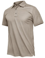 TACVASEN Summer Polo Tee Shirts Men's Short Sleeve Quick Dry T-shirt Breathable Work Shirt Fishing Hiking Golf Polos Top Man TACVASEN Official Store