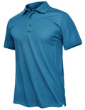 TACVASEN Summer Polo Tee Shirts Men's Short Sleeve Quick Dry T-shirt Breathable Work Shirt Fishing Hiking Golf Polos Top Man TACVASEN Official Store