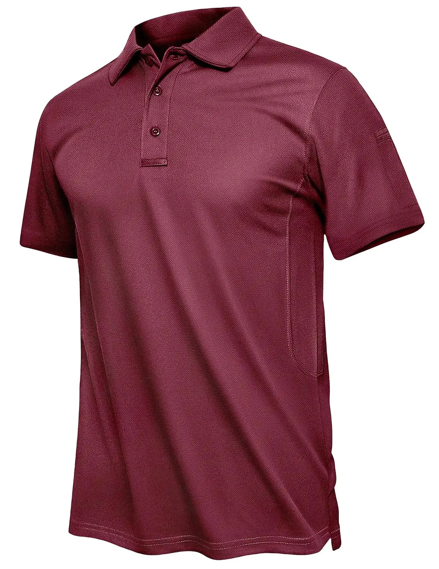 TACVASEN Summer Polo Tee Shirts Men's Short Sleeve Quick Dry T-shirt Breathable Work Shirt Fishing Hiking Golf Polos Top Man TACVASEN Official Store
