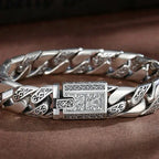 Tang grass pattern punk bare bracelet nowadaysfashion