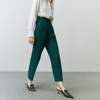 Tapered Nine-point Pant Women All-match Straight Loose Casual Female Suit Pants nowadaysfashion