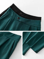 Tapered Nine-point Pant Women All-match Straight Loose Casual Female Suit Pants nowadaysfashion