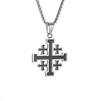 Templar Pendant Men's Medieval Jerusalem Crusader Cross Necklace nowadaysfashion