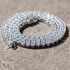 Tennis Chain Chain Copper Inlaid Zircon Row Necklace nowadaysfashion