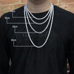 Tennis Chain Chain Copper Inlaid Zircon Row Necklace nowadaysfashion