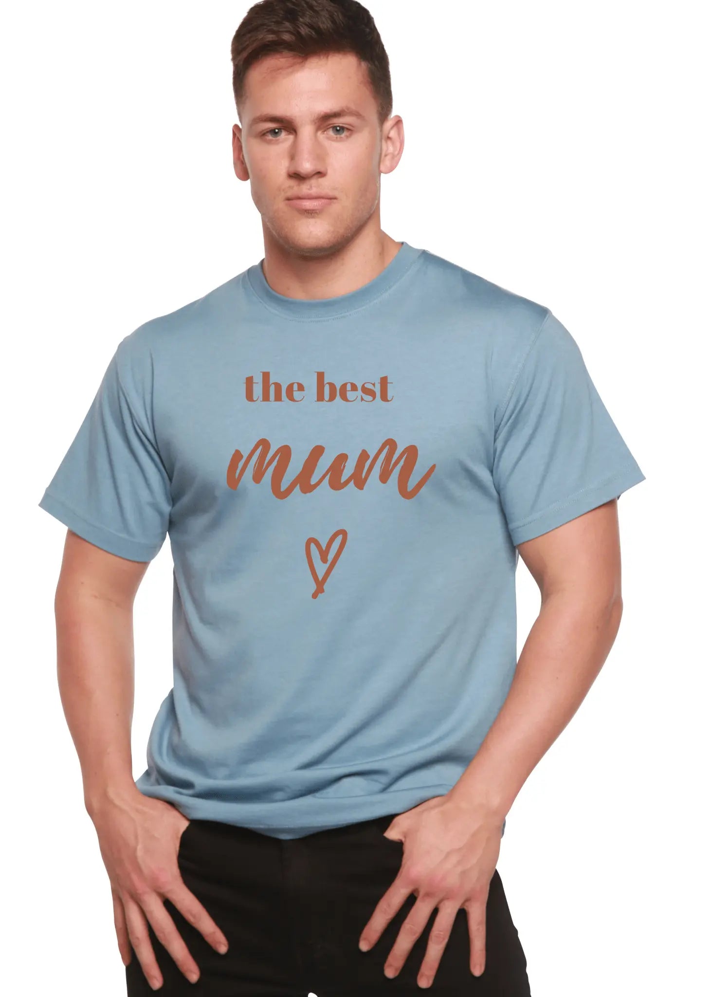The Best Mum Unisex Bamboo Viscose/Organic Cotton Short Sleeve Graphic T-Shirt - Blade & Thread