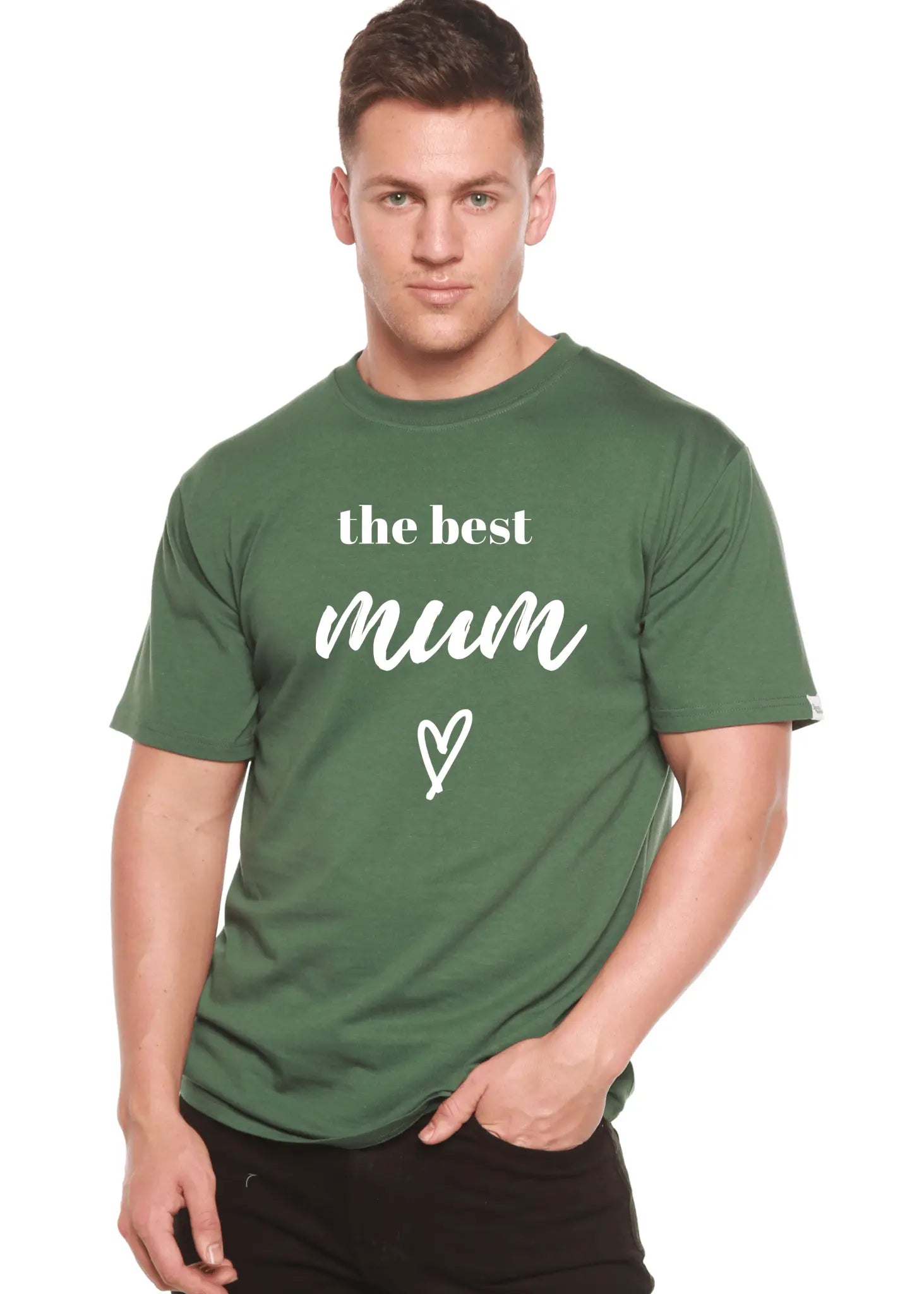 The Best Mum Unisex Bamboo Viscose/Organic Cotton Short Sleeve Graphic T-Shirt - Blade & Thread