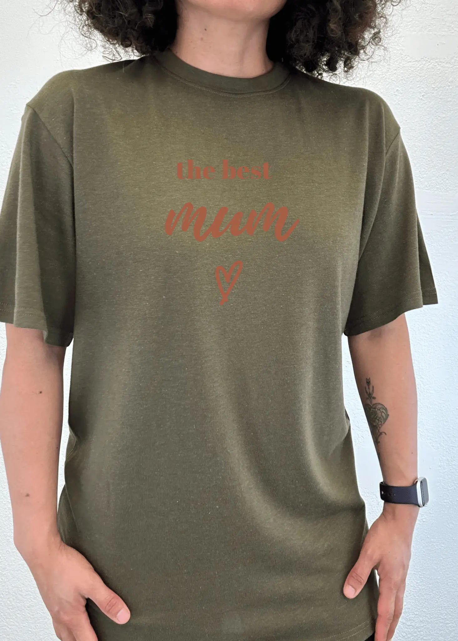 The Best Mum Unisex Bamboo Viscose/Organic Cotton Short Sleeve Graphic T-Shirt - Blade & Thread