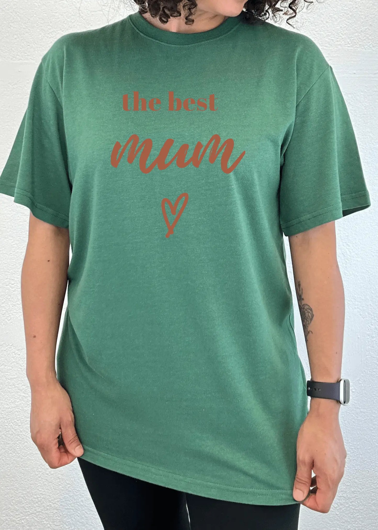 The Best Mum Unisex Bamboo Viscose/Organic Cotton Short Sleeve Graphic T-Shirt - Blade & Thread