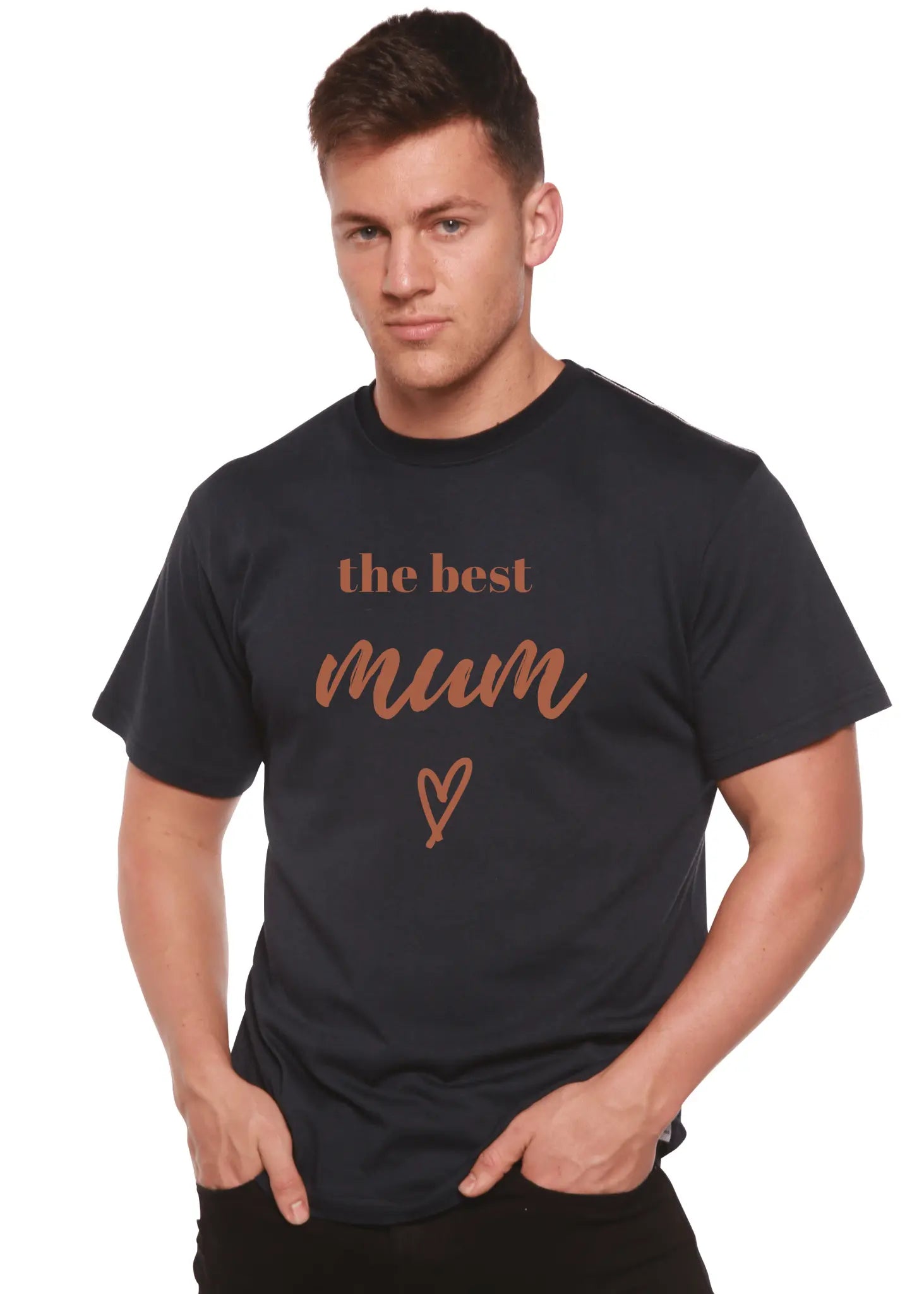 The Best Mum Unisex Bamboo Viscose/Organic Cotton Short Sleeve Graphic T-Shirt - Blade & Thread