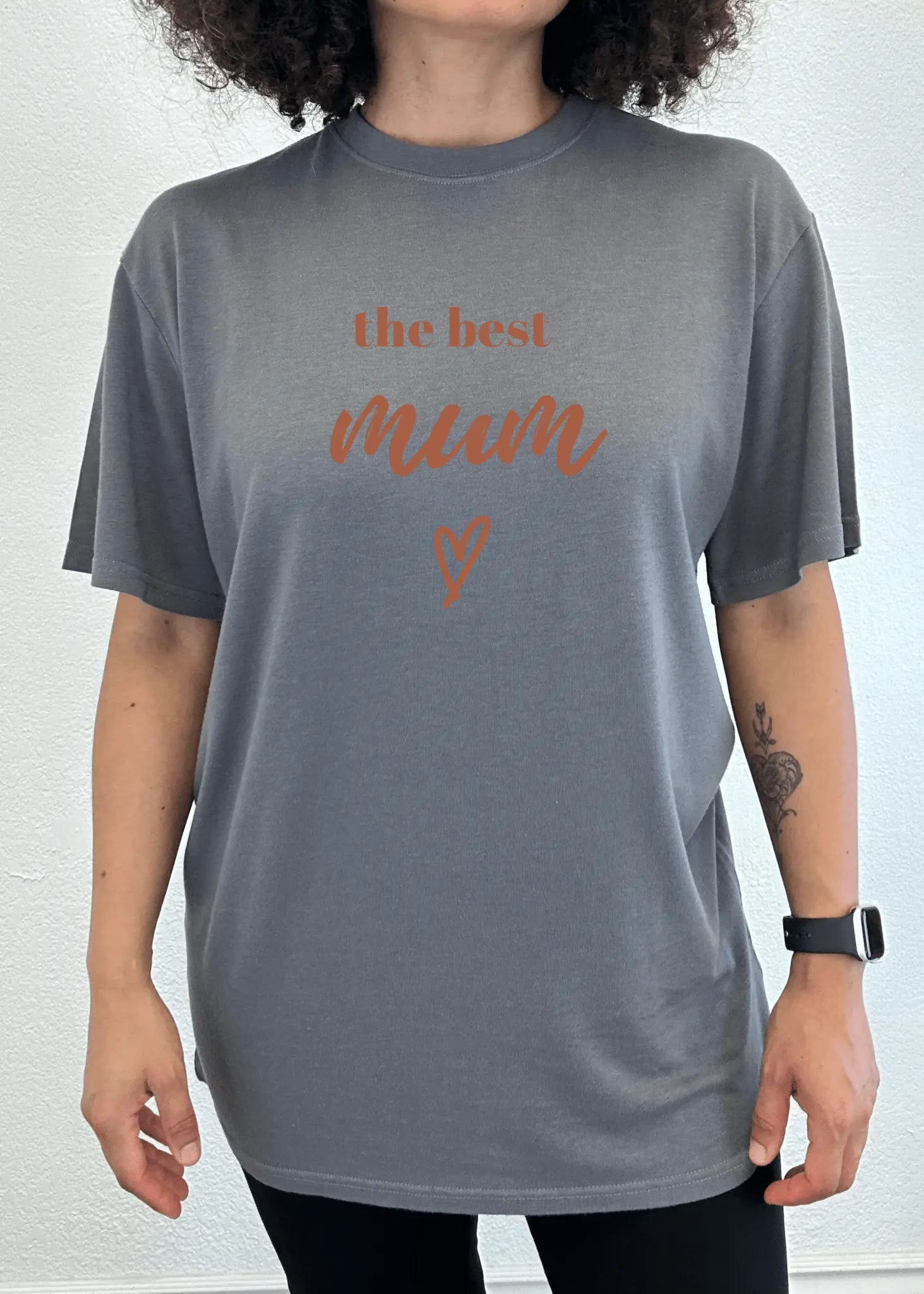 The Best Mum Unisex Bamboo Viscose/Organic Cotton Short Sleeve Graphic T-Shirt - Blade & Thread