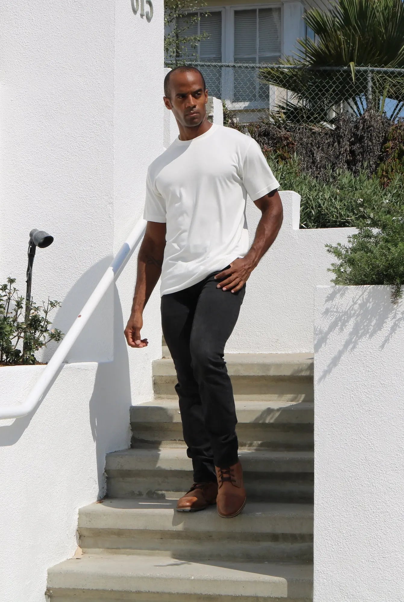 The Original Men's Bamboo Viscose/Organic Cotton Short Sleeve T-Shirt - Classic Cut Spun Bamboo