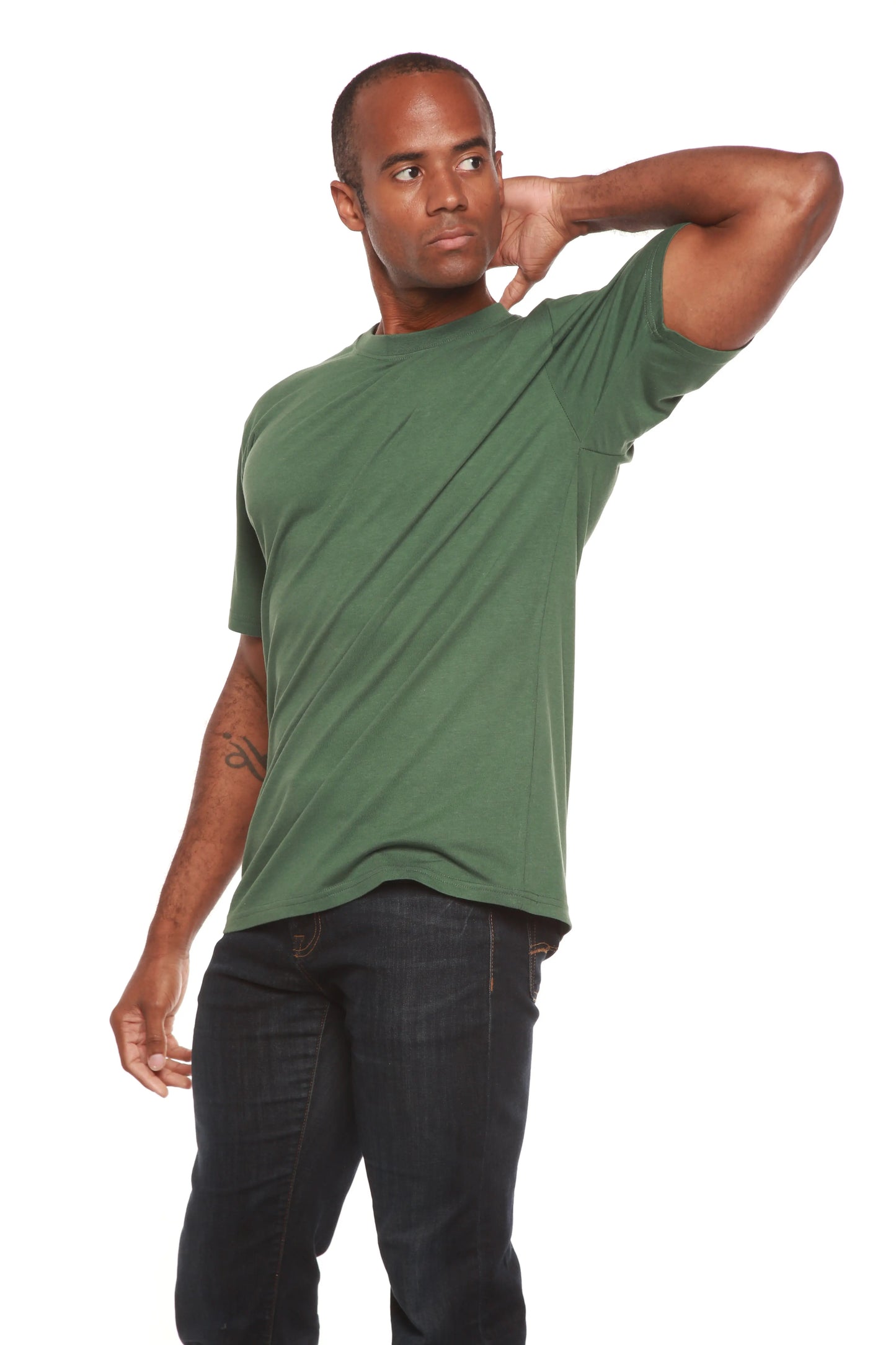 The Original Men's Bamboo Viscose/Organic Cotton Short Sleeve T-Shirt - Classic Cut Spun Bamboo